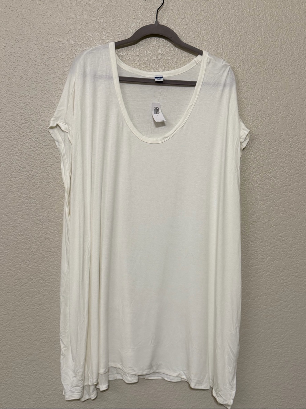 Old Navy Women's Scoop Neck Tunic Top - White
